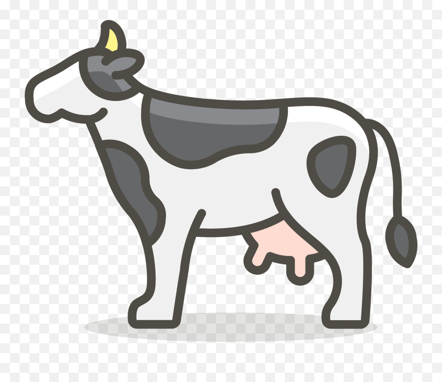 Cow Emoji Clipart Free Download Transparent Png Creazilla - Icone Vache,Clip Art Emojis