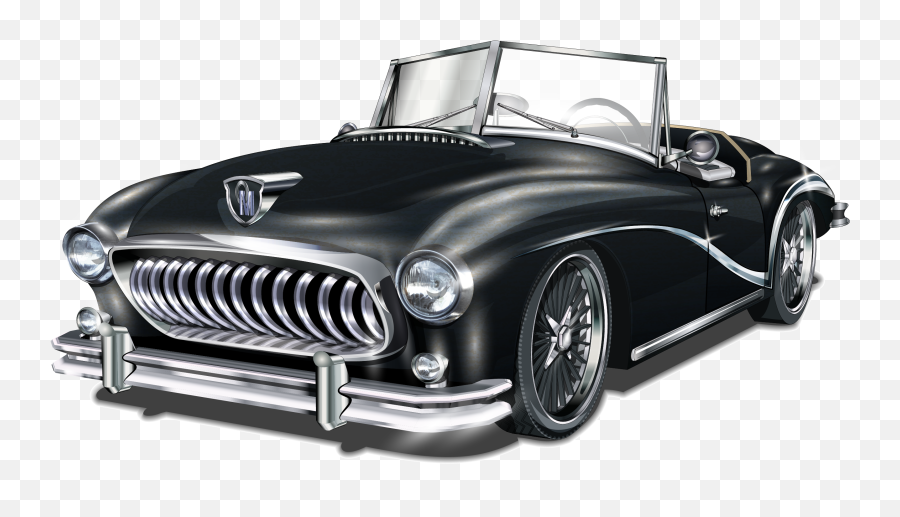 Download Car Cars Vector Vintage - Vector Classic Car Png Emoji,Classic Car Emoticon