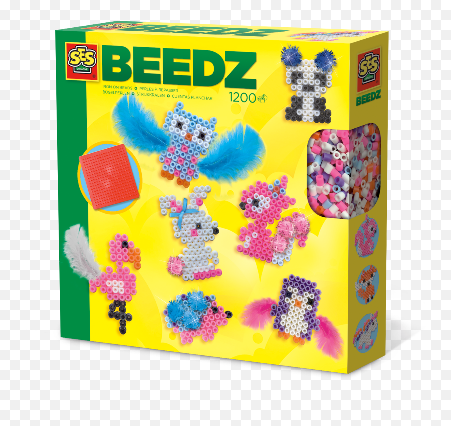 Ses Beedz - Cute Animal Beads Ses Creative Iron On Beads Emoji,Emoticon Message Beads Instructions