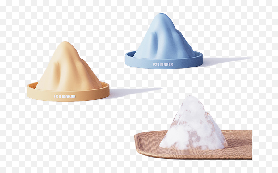 Stampo Per Ghiaccio A Forma Di Emoticon Snow Mountain Stampo Per Cubetti Di Ghiaccio Food Grade Silicone Vassoio Per Ghiaccio Stampo Per Ghiaccio Con Imbuto Cucina Gadget Fai Da Te - Mountain Ice Mold Emoji,Emoticon Silicone Molds