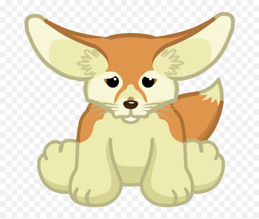 Fennec Fox Transparent Background Png - Webkinz Fennec Fox Emoji,Fox Emojis Transparent Background