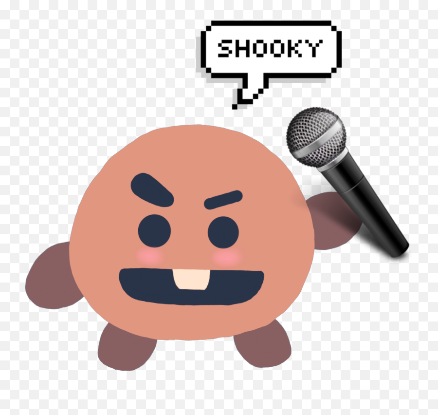 Shooky Bt21 Suga Singing Sticker By Emmemonster - Happy Emoji,Singing Emoji