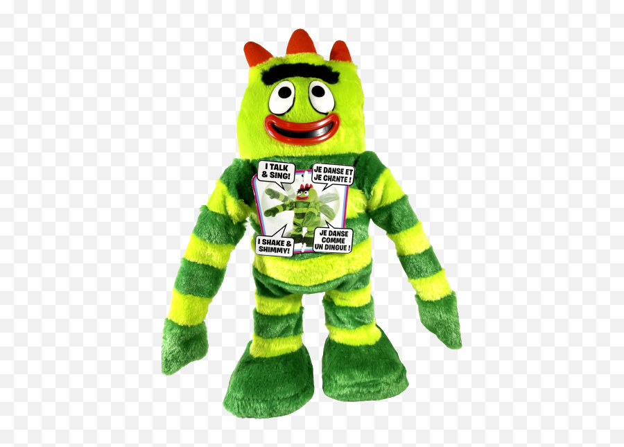 Spin Master Yo Gabba Gabba Dancing - Yo Gabba Gabba Brobee Emoji,2ft Emoticon Plush