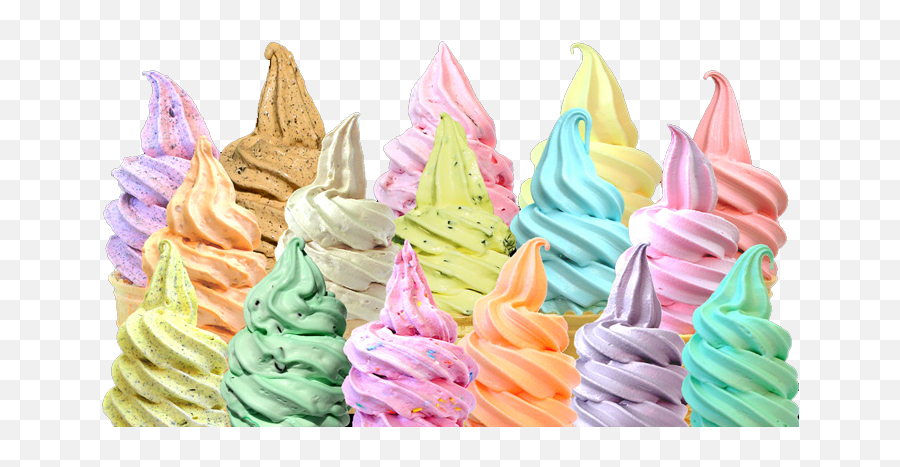 Should I Cool It - Different Flavors Soft Serve Emoji,Emotion Associated With Eyore