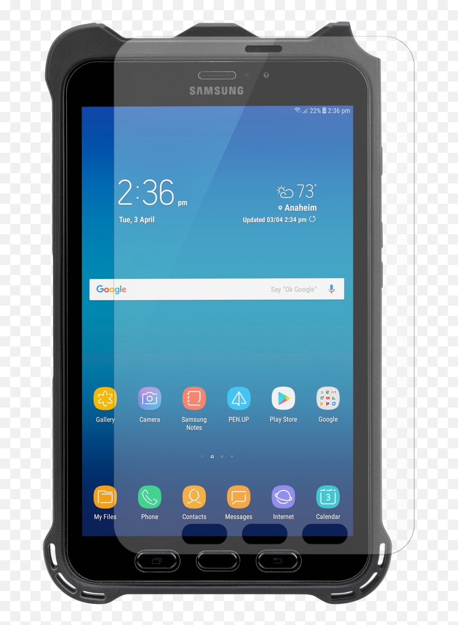 Targus Tempered Glass Screen Protector - Samsung Galaxy Tab Active 2 Png Emoji,Emoticon Keyboard For Samsung Galaxy S4 Active