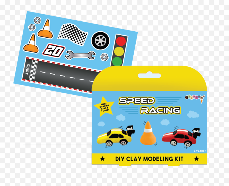 Speed Racing Dough Diy Kit - Language Emoji,Emoji Made By Clay
