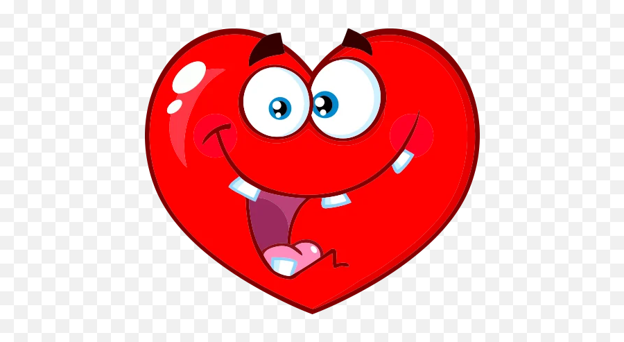 Heart Emoji - Stickers For Whatsapp Cartoon,New Emoji Stickers