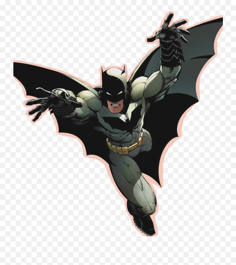 Ftestickers Superhero Batman Dc Sticker - Batman Or Sherlock Holmes Emoji,Batman Emoji