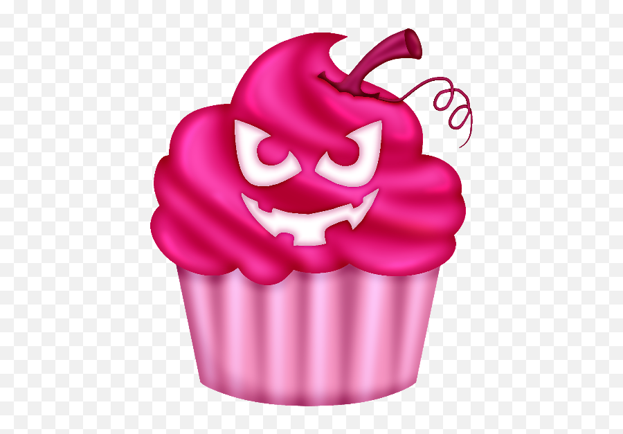 Cupcake Emoji Rosado Rosa Sticker - Clip Art,Is There A Cupcake Emoji