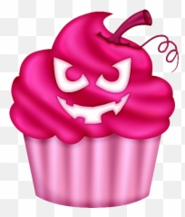 Cupcake Emoji Rosado Rosa Sticker - Clip Art,Is There A Cupcake Emoji
