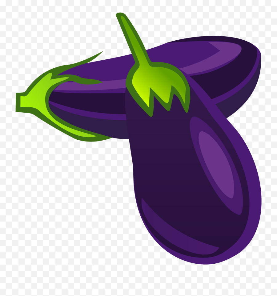 Eggplant Clipart Vector - Eggplant Clipart Png Download Set Of 4 Eggplants Clipart Emoji,Eggplant Hand Emoji