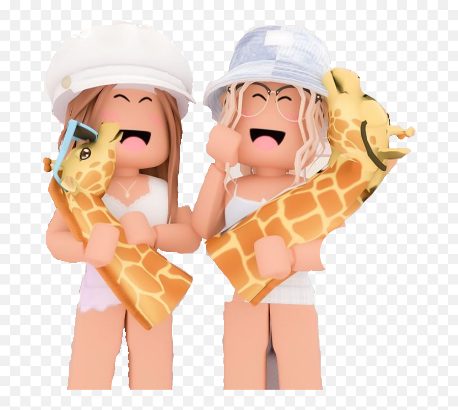 Roblox Gfx Fun Two Friends Girls - Gfx Two Roblox Girl Emoji,Two Girls Emoji