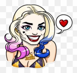 Harley Quinn - Stickers Cloud Emoji,Joker Harley Emojis