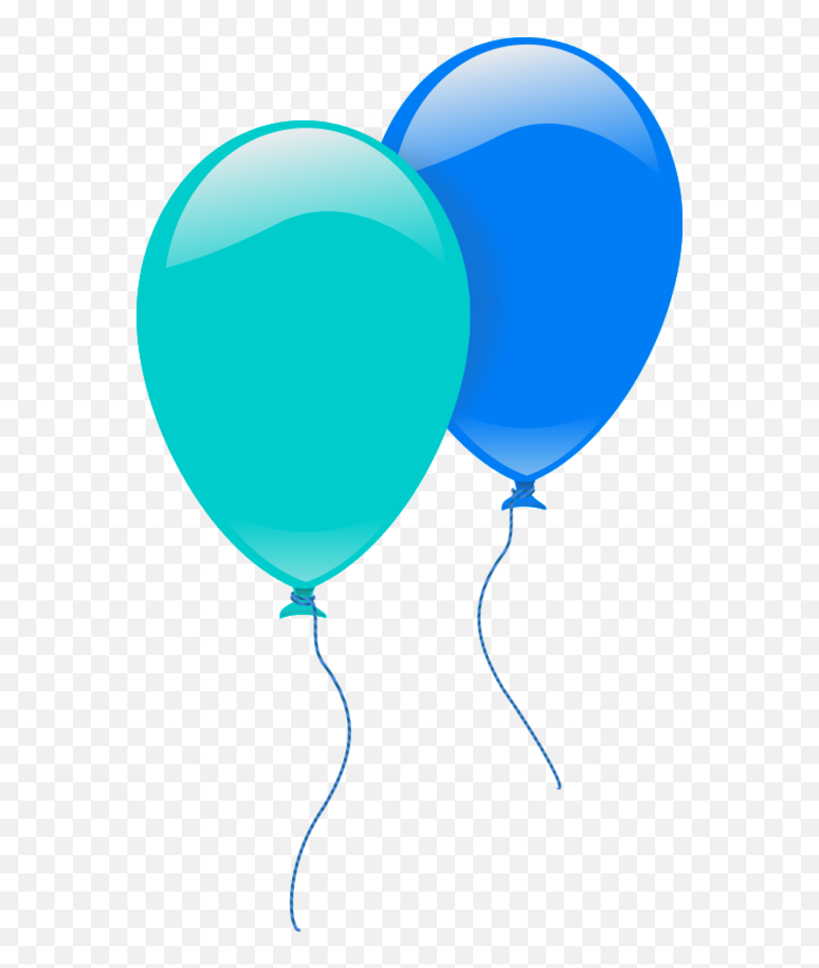 Blue And Green Balloon - Clip Art Library Emoji,Blue Balloon Emoticon