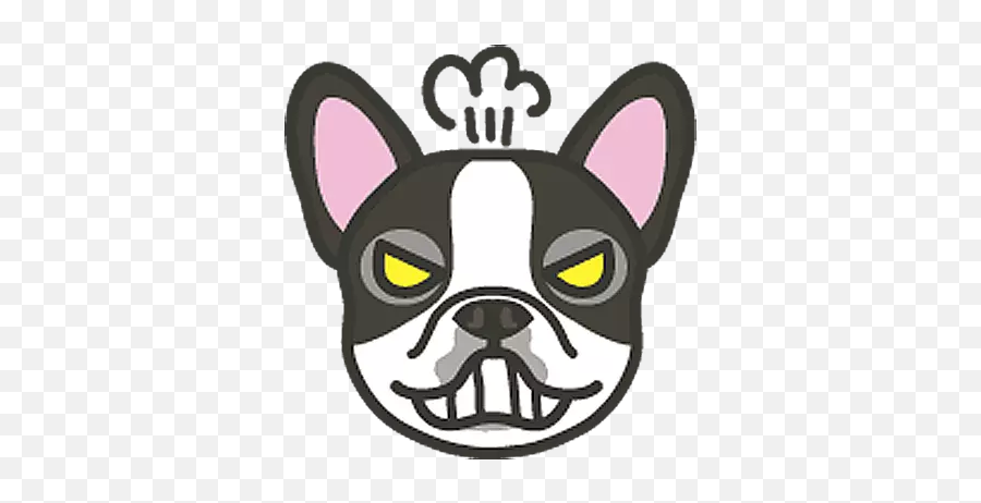 Fastest French Bulldog Telegram Sticker Emoji,French Bulldog Emoticon Butt