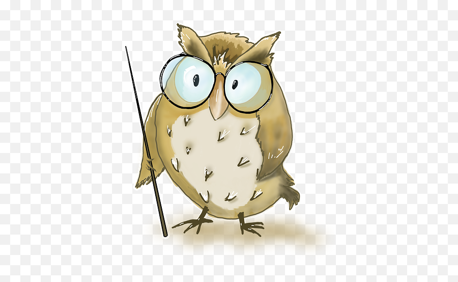 Free Photo Professor Glasses School Owl Stick Awe - Max Pixel Emoji,Awe Emotion