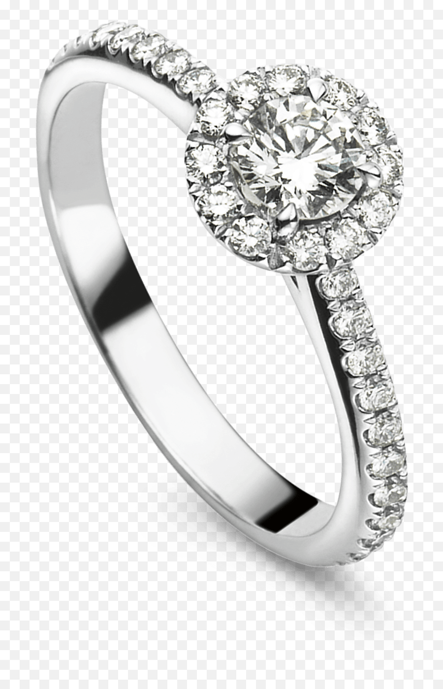 Solitaire 03 Ct White Gold - Joy Entourage Emoji,Solitaire Emotion