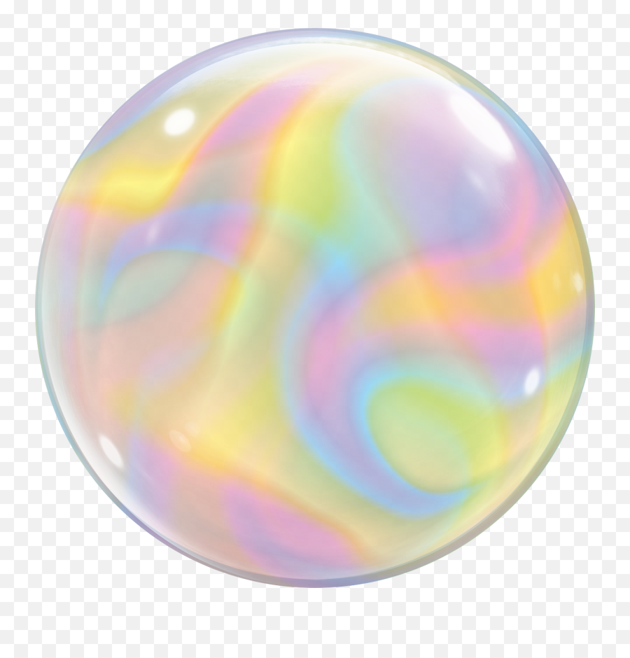 22 Single Bubble Iridescent Swirls - Bubble Iridescent Balloons Emoji,Single Paw Emoji