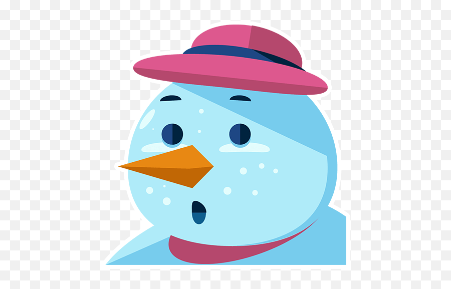 Tree And Iceman By Marcossoft - Sticker Maker For Whatsapp Emoji,Snowman Tree Emoji