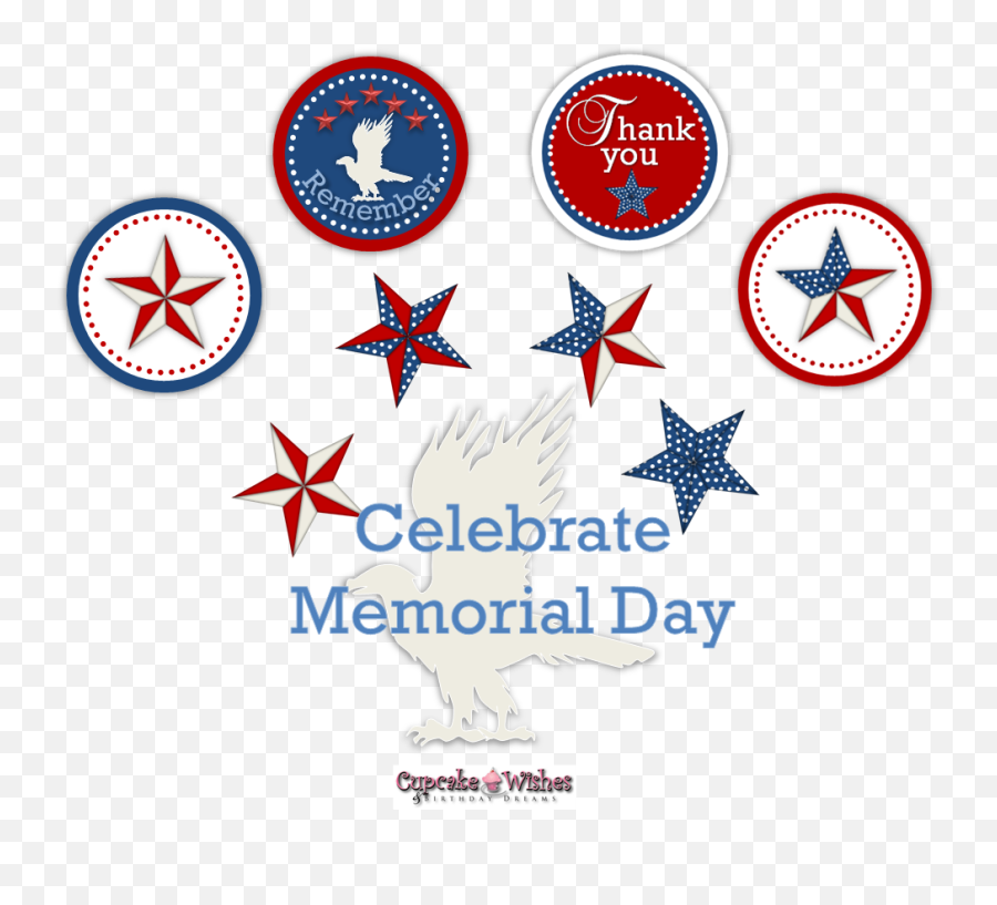 Memorial Day 6 Messages Sms Clip Art 2 - Banner Memorial Day Clipart Emoji,Memorial Day Emoji