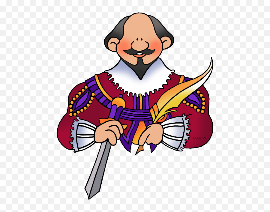 Actor Clipart Plays Shakespeare Actor - Clip Art Shakespeare Emoji,The Emoji Movie Actors