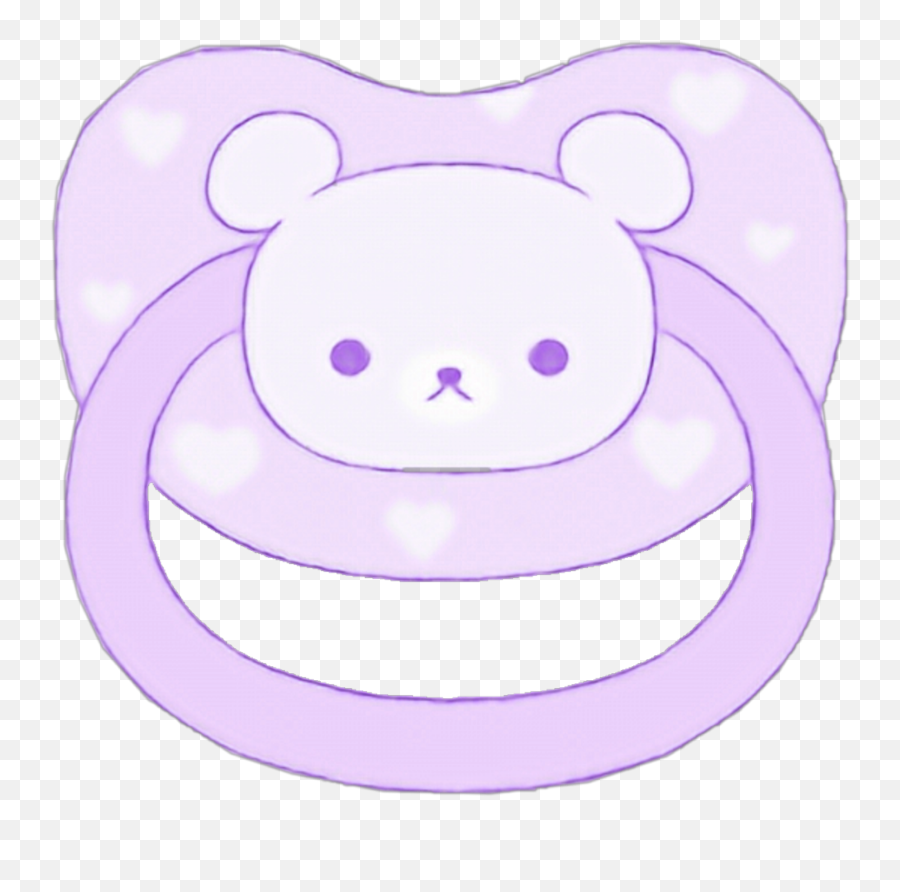 To - Transparent Pink Pacifier Emoji,Pacifier Emoji