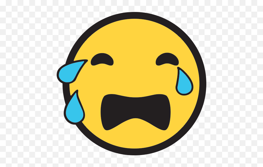 Loudly Crying Face - Emoticon Loudly Crying Face Emoji,Crying Emoji Meme
