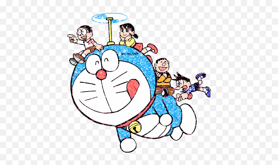 Foto Wallpaper Dp Bbm Doraemon Bergerak - Doraemon Flying Gif Transparent Emoji,Emoticon Bergerak Untuk Bbm Android
