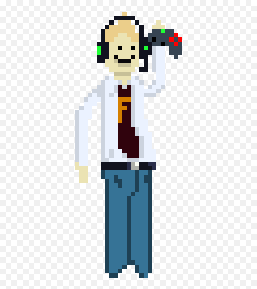 The Happy Guy Gamer White With A F And A Gamepad Clipart - Fictional Character Emoji,Emoji Scared Face And Knife