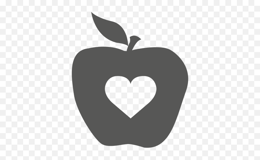 Heart Inside Apple Icon - Apple With Heart Svg Emoji,Apple Logo Emoji Copy