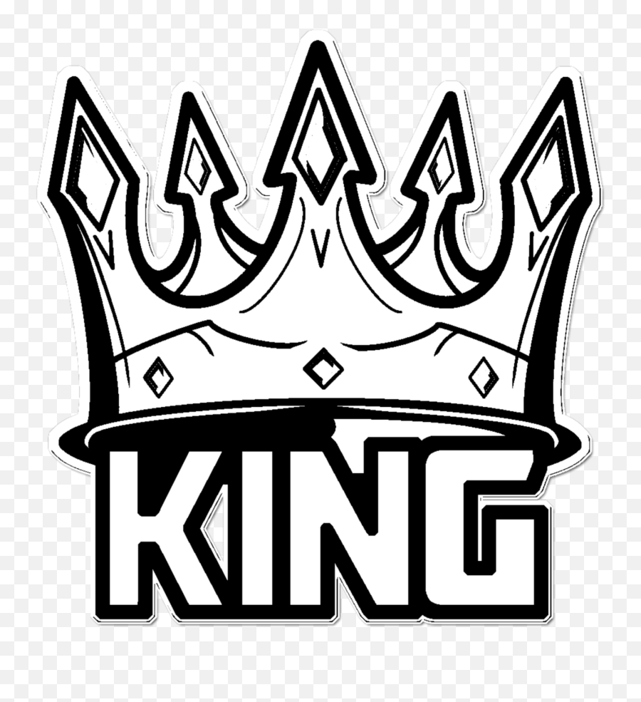 Mq White Black King Crown Sticker - King Dp For Whatsapp Hd Emoji,Black King Crown Emoji