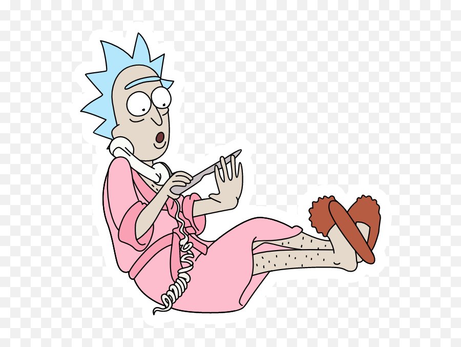 Rick And Morty Housewife Rick Sanchez - Celular Wallpaper Iphone Rick And Morty Emoji,Rick Sanchez Emoticon