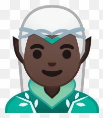 Man Elf Emoji Clipart - Elf Symbol Png,Medium Skin Tone Elf Emoji