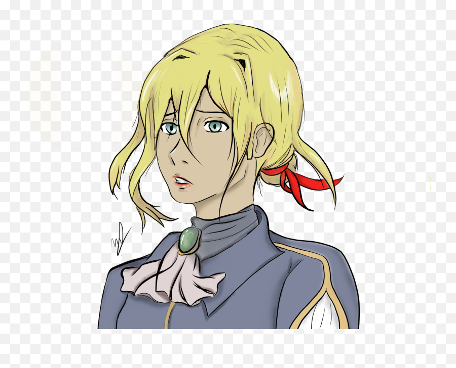 Violet Evergarden Mel - Fictional Character Emoji,Violet Evergarden No Emotion