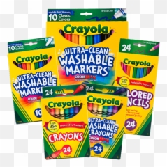 Crayola Markers Png - Crayola Ultra Clean Washable Markers Emoji,Marker Maker Crayola Emojis