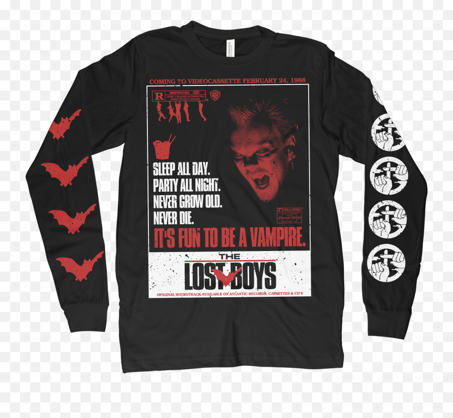 The Lost Boys Long Sleeve Emoji,Biys Graphic Emoji Long Sleeves