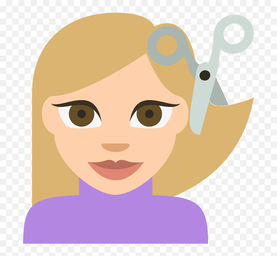 Person Getting Haircut Emoji Clipart - Hair Cut Emoji Png Emoji,Hair Emoji