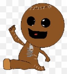 Pixilart - Sackboy Jumping By Endlessmaxwell Happy Emoji,Happy Jumping Emoticon