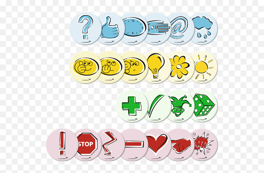 Buy Legamaster 7 - Moderationskarten Motive Emoji,Emoticons Symbols