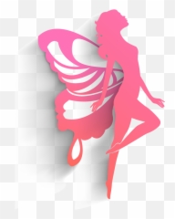 Download Pink Woman March Wish Wings Elegant International - Happy Day Wings Emoji,Spirt Of 76 Emoticon March