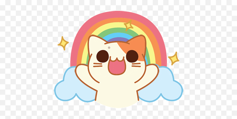 The Warrior Cats Game - Studios Rainbow Cat Transparent Gif Emoji,Cat Meme 100 Emoji