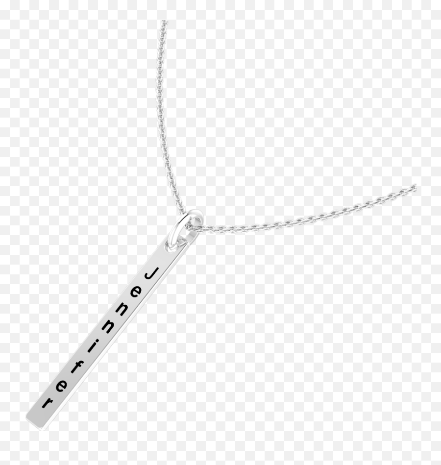Bar Necklace Solid Silver Jewelry Necklaces Valresacom - Solid Silver Bar Necklace With Diamonds Emoji,Emoji Charm Bracelet Jewelry