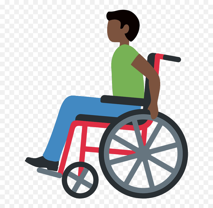 En Silla De Ruedas Png Transparent Png - Wheelchair Emoji,Emoticon Simbolo Do Mickey Mouse