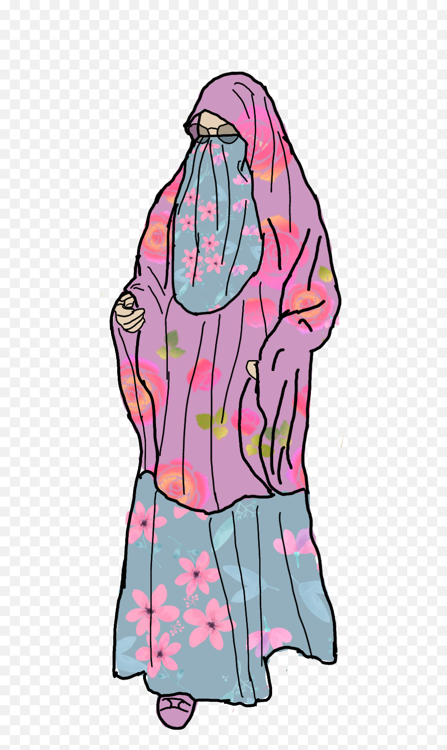 Kartun Muslimah Emoji Hijab - Girly,Mariage Emoji