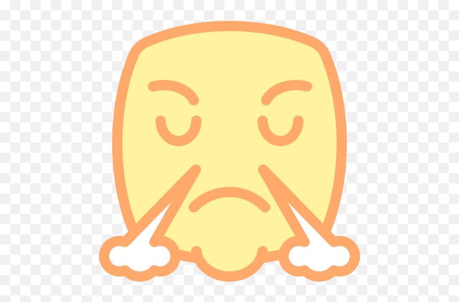 Breathing - Happy Emoji,Trouble Breating Emoticon