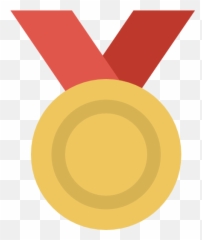 Gold Medal Icon Png 153049 - Free Icons Library Gold Medal Illustration Png Emoji,2 Medal Emoji Png