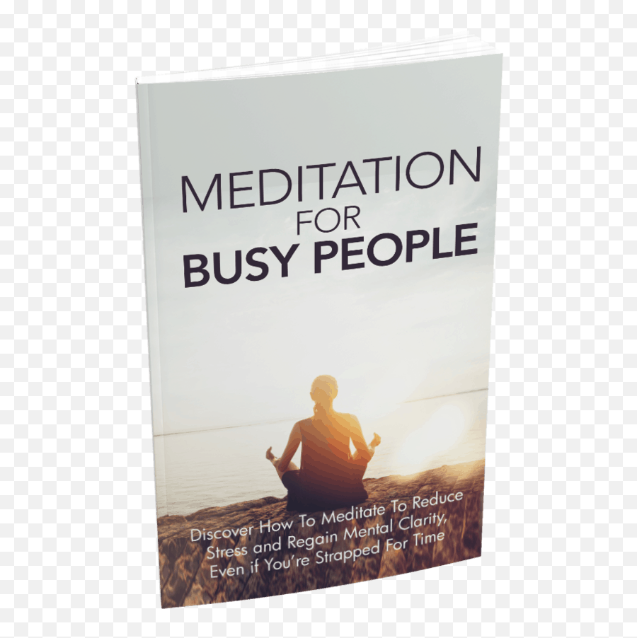 Meditation For Busy People Sales Funnel - Book Cover Emoji,Meditating To Release Trapped Emotions