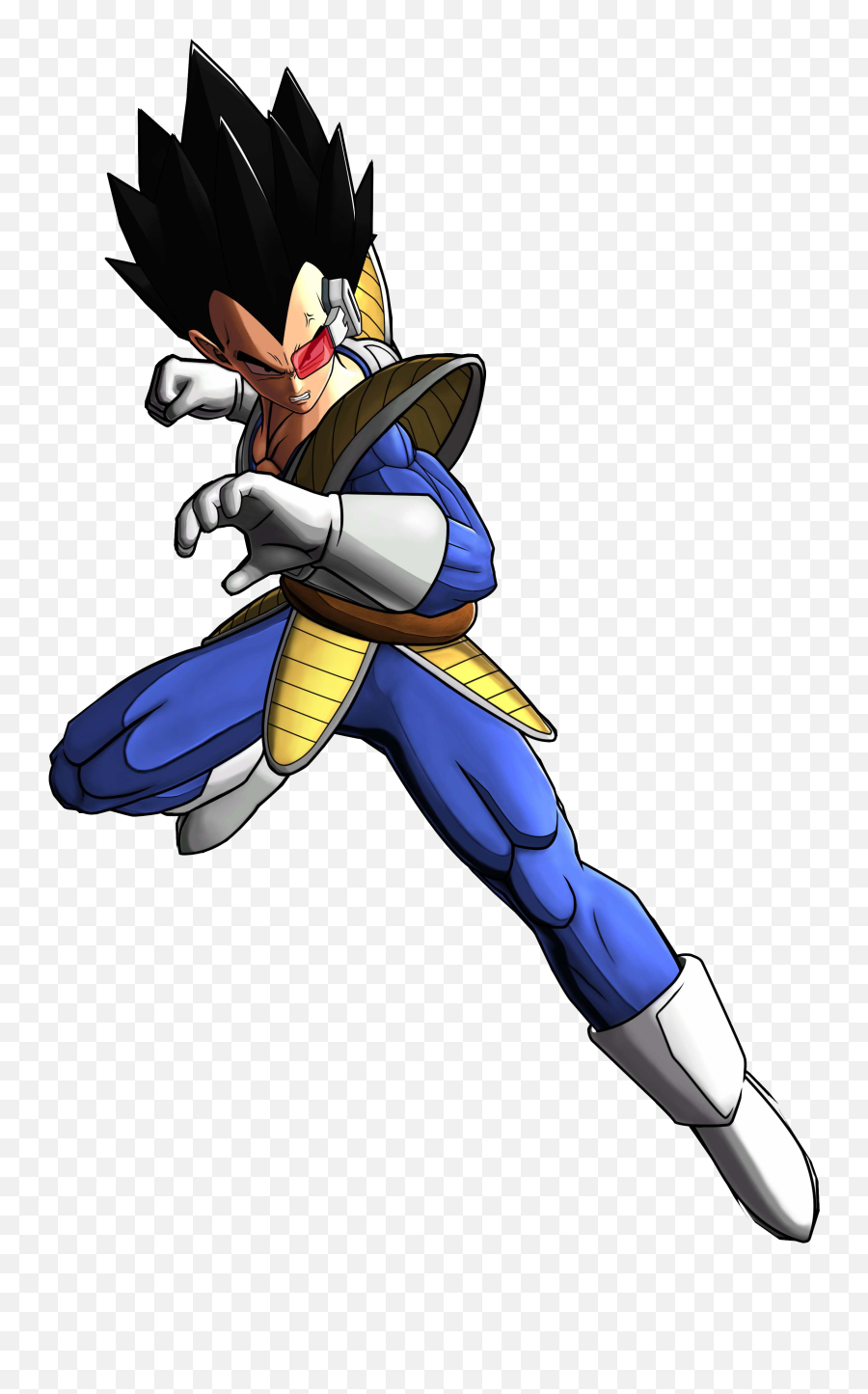 Scouter Vegeta From Saiyan Saga Render - Dragon Ball Z Battle Of Z Vegeta Emoji,Dbz Scouter Emoji Transparent