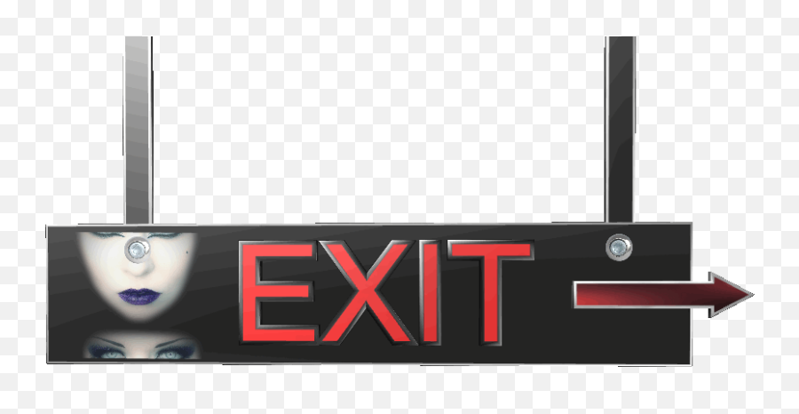 Exitgif Sticker - Horizontal Emoji,Exit Emoji