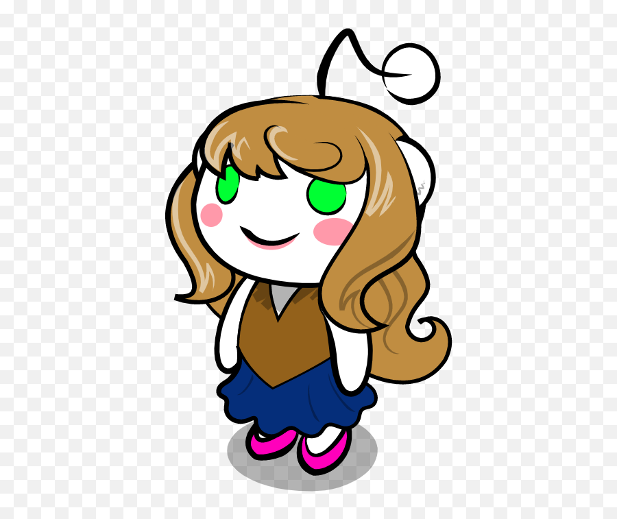 Last Airbender - Monika Reddit Avatar Emoji,Weaboo Emojis